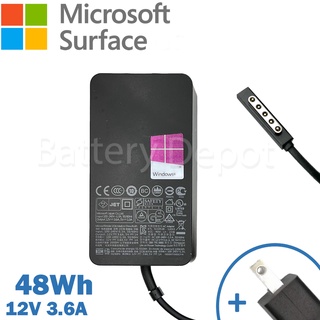 Microsoft Surface Adapter ของแท้ สำหรับ Surface Pro 1 &amp; Pro 2 (1536) ค่าไฟ 48W 12V 3.6A สายชาร์จ Surface AC Adapter