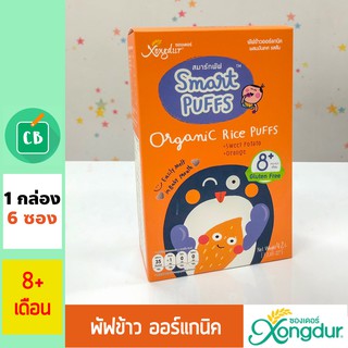 Xongdur - พัฟข้าวหอมมะลิออร์แกนิค | ซองเดอร์ อาหารเสริม ขนมเด็ก 8 เดือน