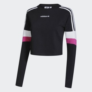 เสื้อ​อาดิดาส​ Adidas Cropped Tee GC8761 (Black) Size XS