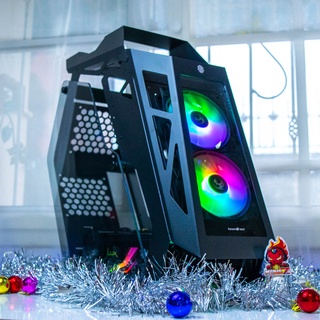 Case TPH Tempered Glass M-ATX Mutant Gaming Case เคสเปล่า สีดำ matx