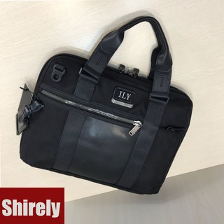 【Shirely.ph】【Ready Stock】TUMI New Mens Handbag Single Shoulder Slant Bag 14-inch Computer Bag 232610-Black R2fj