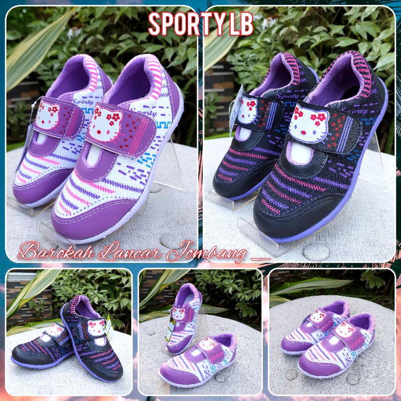SPORTY KINDERGARTEN CHILDRENS SHOES / CELENA F09/10 HELLO KITTY CHILDRENS PANTEL SHOES KILAP ขนาด 26