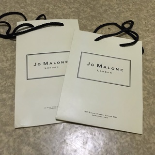 ถุงกระดาษ jo malone 2ใบ