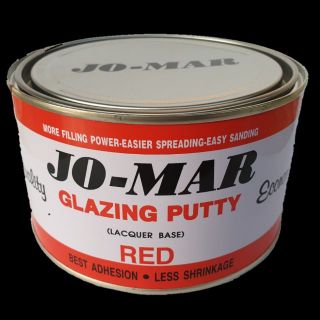 โจมาร์ JO-MAR  สีโป๊วแห้งเร็ว สีแดง ขนาด  1  kg.