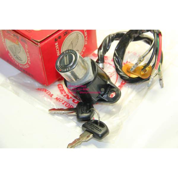 สวิทกุญแจ GL100 GL125 GLX Honda แท้ญี่ปุ่นนำเข้า ignition Switch Firstmotorshop เก็บเงินปลายทางได้