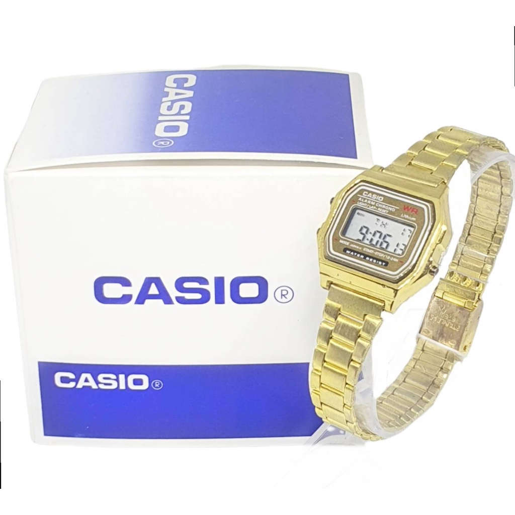 (พร้อมกล่อง) นาฬิกาผู้หญิง นาฬิกาข้อมือ สายเหล็ก สีทอง สีเงิน นาฬิกาcasio นาฬิกาคาสิโอ้ สายสีดำ ควอทว์หญิงและชาย RC620
