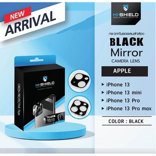 Hishield Black Mirror ฟิล์มกระจกกล้อง ใช้สำหรับ iPhone 13 Pro Max/13Pro/13/12 Pro Max/12Pro/12/11 Pro Max/11 Pro/11