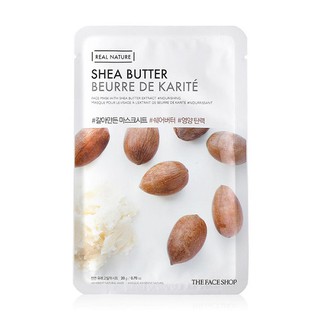 THE FACE SHOP REAL NATURE SHEA BUTTER FACE MASK