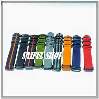 แผ่น CANVAS STRAP NYLON PVD 20 22 24 มม. แบบหนา ของแท้