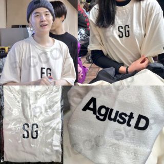 เสื้อยืดผ้าฝ้าย[พร้อมส่ง🌸]​ เสื้อยืด SG แบบ SUGA BTS​ อัพเดตมีทรง​ Oversize#เสื้อยืดแขนยาว #เสื้อยืดแขนยาวxxl #เสื้อยืด