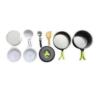 ชุดประกอบอาหาร Camping Cooking set 2 คน T-Evergreen