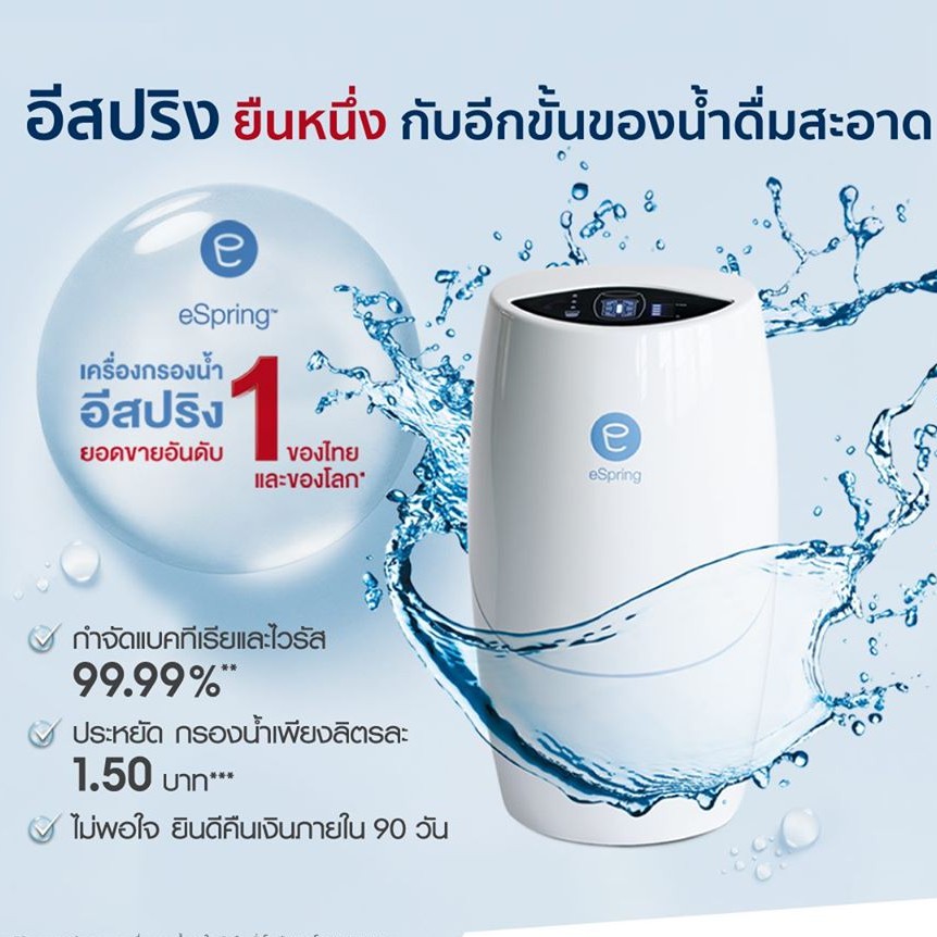 ไส้กรองน้ำ อีสปริง espring แอมเวย์ Amway ของแท้ของใหม่ ฉลากไทยแท้ 100 ...