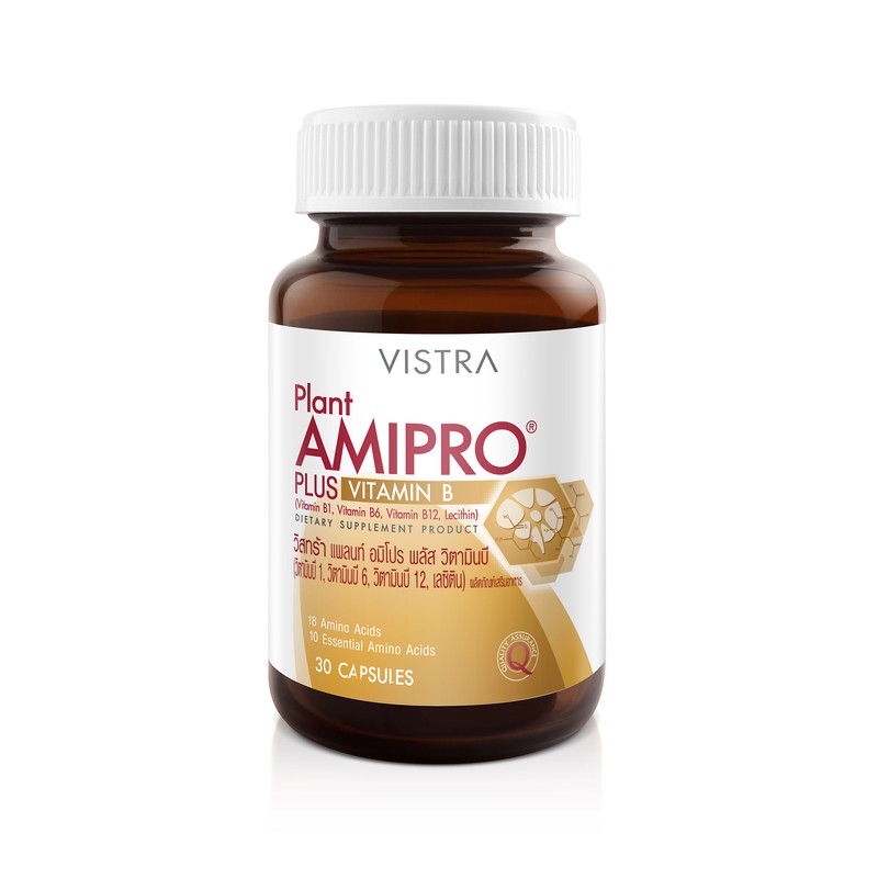 VISTRA Plant Amipro Plus Vitamin B (30 Capsules):Plant Amipro  43.50 g