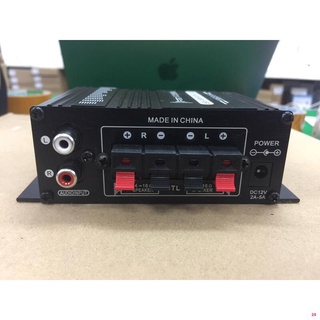 จัดส่งตรงจุดเครื่องขยายเสียง 2.0ขนาดเล็กไฟ12V 30W（AK-270)