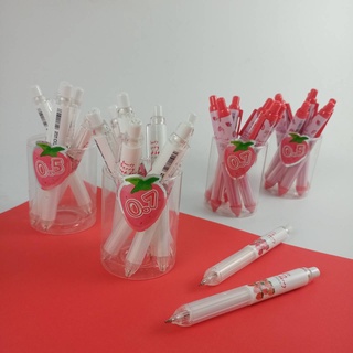 ดินสอ M&amp;G ดินสอกด Strawberry 0.5 mm +ยางลบStrawberry คละแบบน่ารักๆ