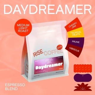 RISE COFFEE เมล็ดกาแฟคั่วกลาง DAYDREAMER