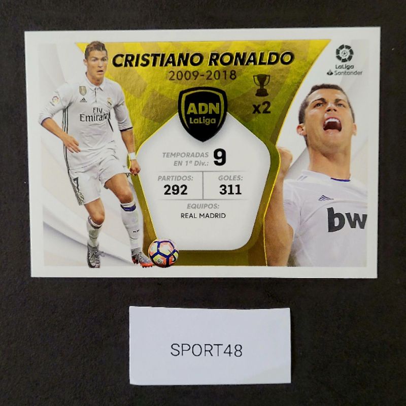 Ronaldo | สติ๊กเกอร์ คริสเตียโน่ โรนัลโด้ Panini Laliga Sticker