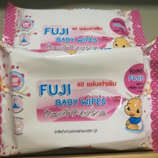 ทิชชู่เปียก FUJI 2ห่อ80แผ่น55บาท