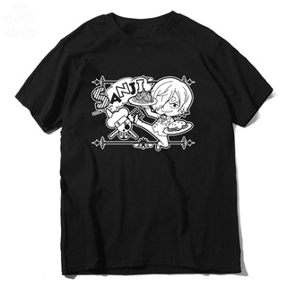 T-shirt เสื้อยืด พิมพ์ลายอนิเมะวันพีช SANJI CHIBI COMBED DISTRO S-5XL