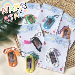 🌈✨ NAME TAG Keyring ✨🌈 พวงกุญแจชื่อ NCT dream randomphoto [ส่งรูปมาทำได้ค่ะ] ⭐️