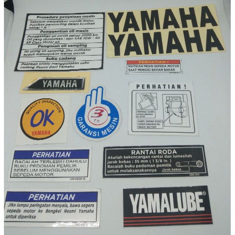NOE//F1ZR Body Frame Set Sticker//YAMAHA