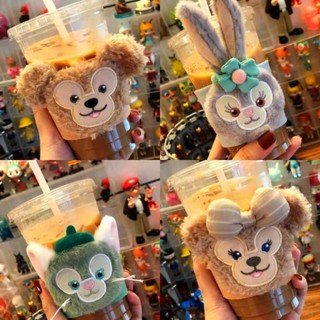 พร้อมส่งที่สวมแก้วน้ำ ลาย หมีดัฟฟี่ Duffy