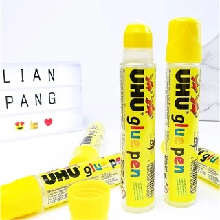 กาวน้ำ UHU ขนาด 50 มล. กาวน้ำหลอดแบบมีฟองน้ำ เนื้อกาวใส ของแท้ (UHU Glue Pen 50 ml.) จำนวน 1 หลอด