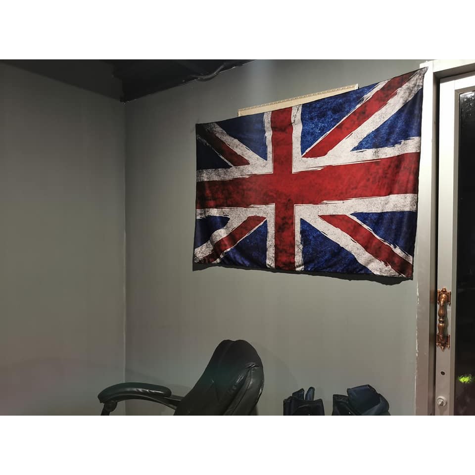 ผ้าตกแต่งผนัง ผ้าธง ลายอังกฤษ UK ผ้าตกแต่ง kingdom england รูปที่ 2