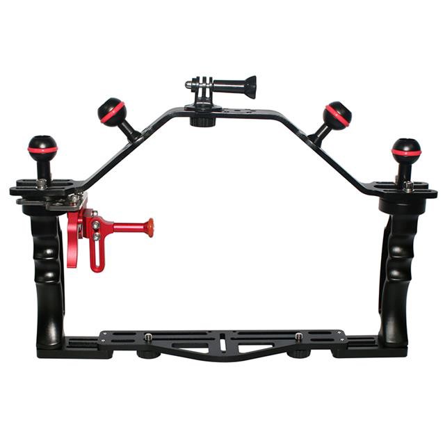 Nitescuba ดําน้ําจับถาด bracketGrip Carrier สําหรับ Go Pro tg5 rx100 nauticam กล้องผู้ถือกรณีใต้น้ํา