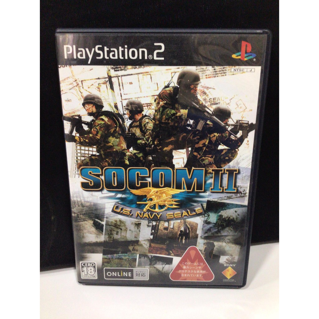 แผ่นแท้ [PS2] SOCOM II - U.S. Navy Seals (Japan) (SLPM-15065) 2