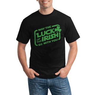 [S-5XL] เสื้อยืด พิมพ์ลาย May The Luck Of The Irish Be With You สไตล์ฮิปฮอป พังก์ แบบใหม่ล่าสุด