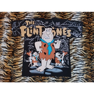 เสื้อ THE FLINTSTONES 1994 OVERPRINT CARTOON เสื้อลายการ์ตูน ฟริ้น สโตน