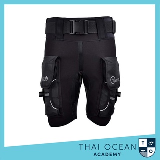 กางเกงเว็ทสูทดำน้ำขาสั้น Yon Sub Technical Short Pants