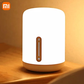 Xiaomi Bedside Lamp โคมไฟการควบคุมด้วยเสียง หลายปุ่ม สมาร์ท APP ปรับสีได้สำหรับ Apple Siri