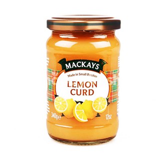 แยมครีมคัสตาร์ดเลมอนหวานอมเปรียวจี๊ด Mackays Lemon Curd  340g