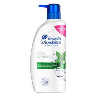 HEAD &amp; SHOULDERS เฮดแอนด์โชว์เดอร์ แชมพู สูตรเมนทอล 610 มล.