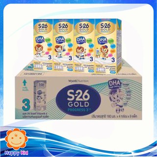 S-26 เอส-26 โกลด์โปรเกรส 3 UHT จืด 4x180 มล.