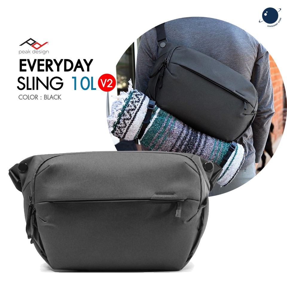 Peak design Everyday Sling 10L v2 - Black ประกันศูนย์