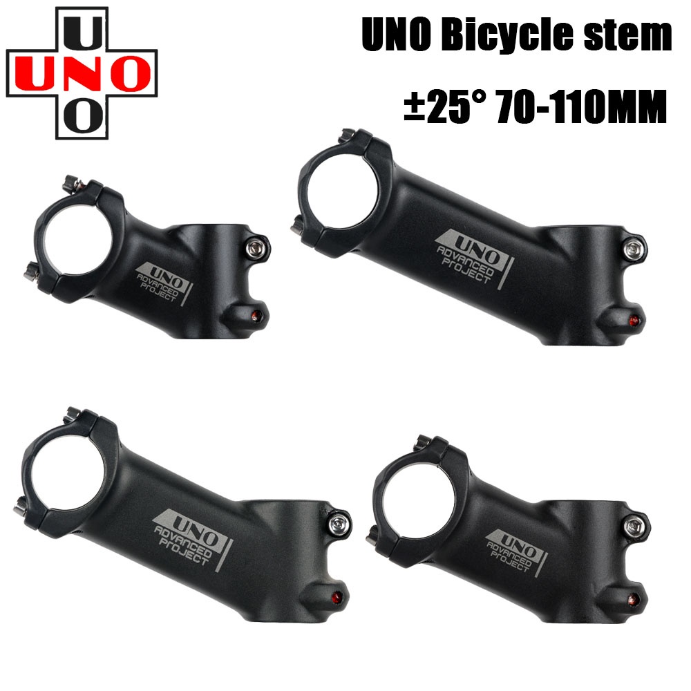 UNO Stem 25 องศา UltraLight จักรยานHandlebar Stem 50 มม.ความสูงการติดตั้งจักรยานHandlebar Riser