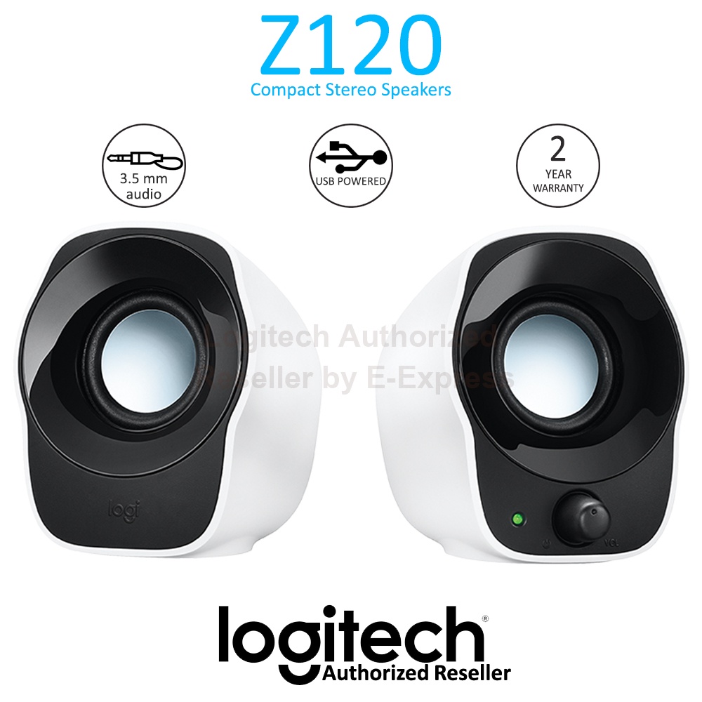 Logitech Z120 Stereo USB Speaker ของแท้ ประกันศูนย์ 2ปี