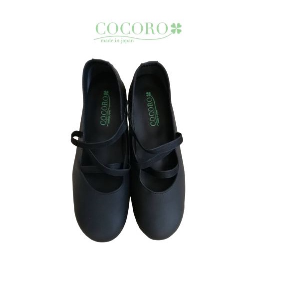 Cocoro Shoes รองเท้าสุขภาพผู้หญิง รองรับแรงกระแทก รุ่น 4252 Twist สีดำ