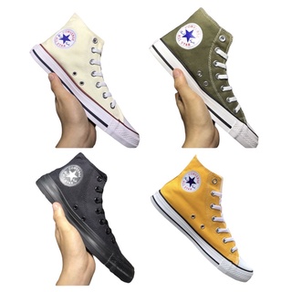 Converse All Star 🌟  หุ้มข้อ : เขียวขี้ม้า ครีม เหลือง