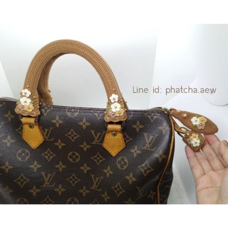 หูถัก lv speedy​(รุ่นไม่มีสายสะพาย)​+ไหมหุ้มอะไหล่ ครบเซ็ท (พรีออ​เดอร์)​