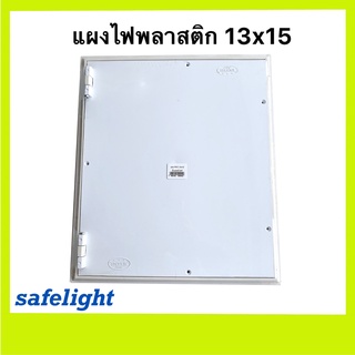 แผงไฟพลาสติก แผงไฟ 13×15" ยี่ห้อ Inter save