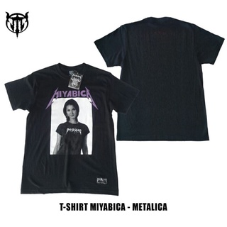 เสื้อยืด Miyabica METALICA Officialสามารถปรับแต่งได้