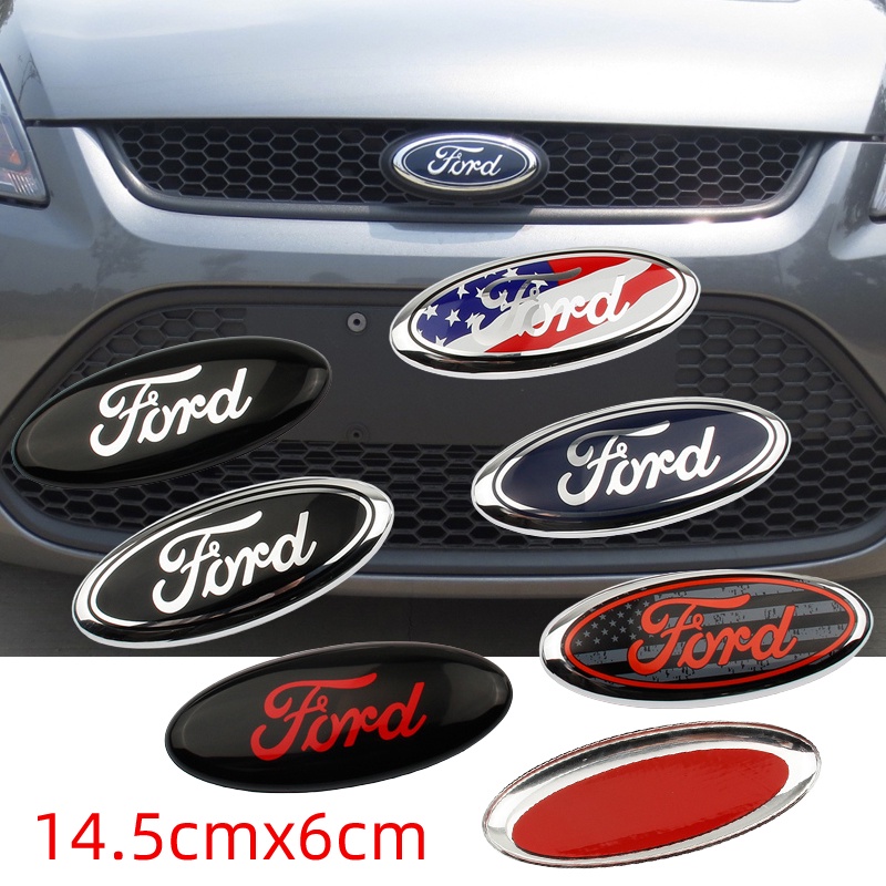 1 โลโก้ FORD ด้านหน้า และด้านหลัง อะลูมิเนียมอัลลอย สําหรับ FORD 07-13 Mondeo Winning