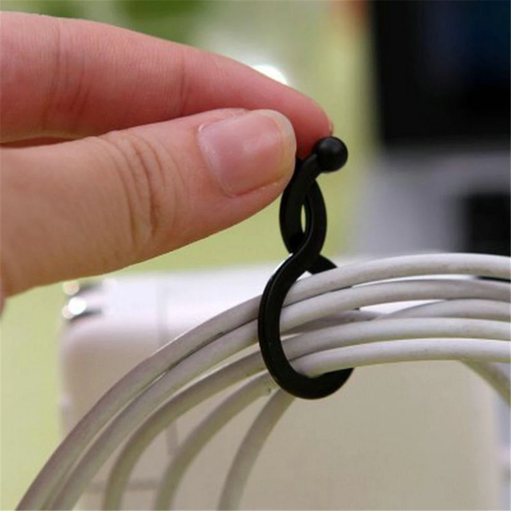 MARITA 20/30 ชิ้น Cable Organizer Gadget Thread Holder Twist Tie thumbnail 4