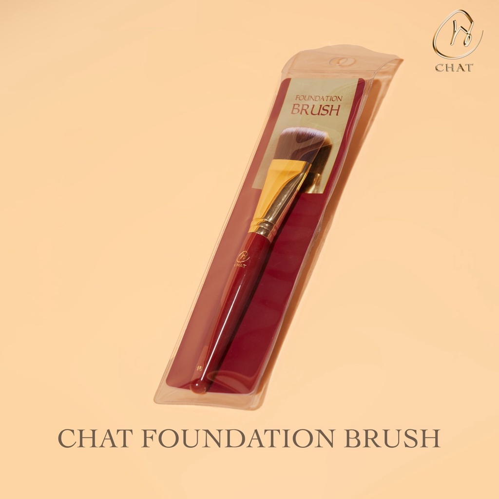 CHAT FOUNDATION BRUSH แปรงรองพื้นฉัตร