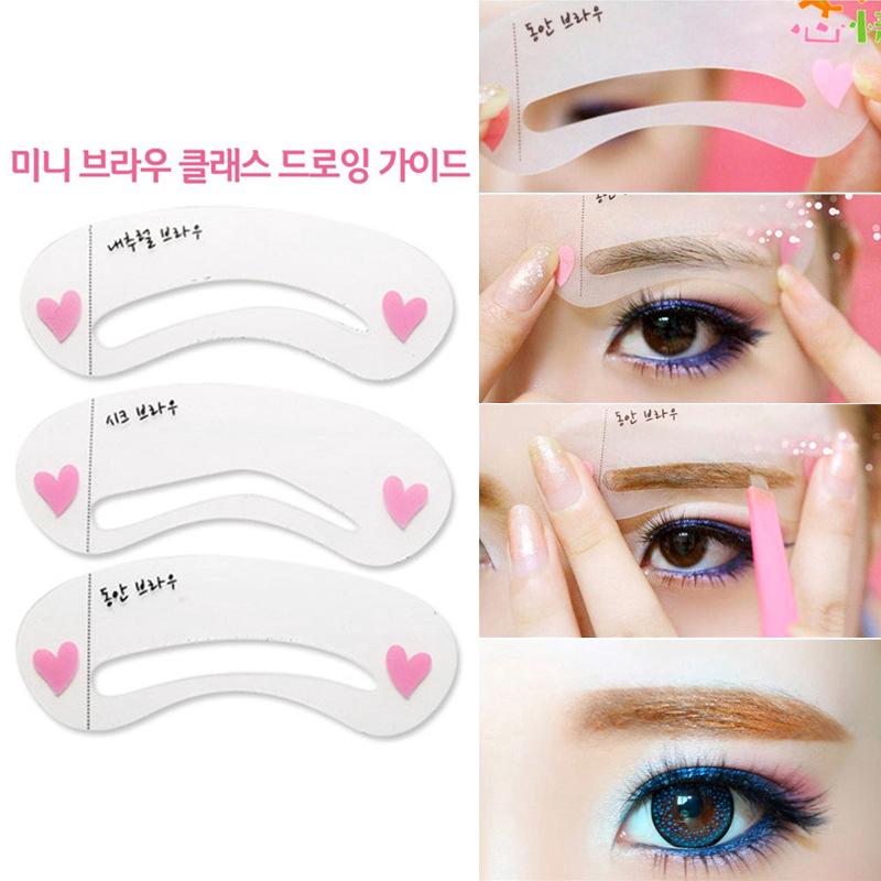 Soft brow card, thrush tool, eyebrow card, eyebrow trim template