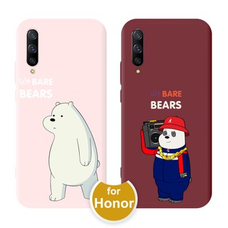 Soft Case Huawei Y6S Y6 Y7 Pro 2019 Y5 Lite 2018 Y9S Nova 2 Lite Honor 9 10 20 Lite 8A V30 Pro 30S X10 7C V20 8X Play เคสโทรศัพท์มือถือพิมพ์ลาย Bear สําหรับ